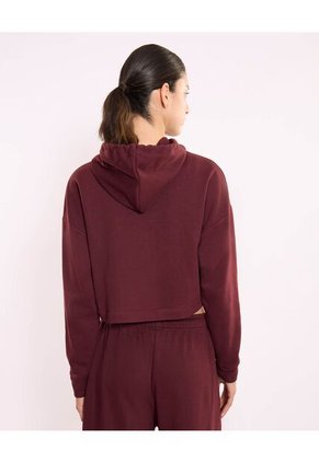 Buzo  Para Mujer Hoodie Color Vino Marca Atmos #31060097