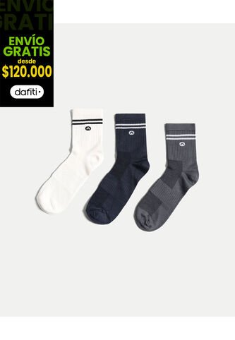 Medias Para Hombre Caña Media Color Surtido Marca Atmos #32980037 Atmos