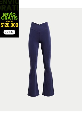 Leggins Para Mujer Largo Color Azul Marca Atmos #31230118 Atmos