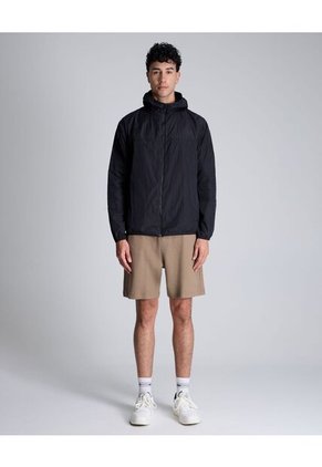 Chaqueta Deportiva Rompevientos  Para Hombre Negro Atmos