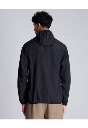 Chaqueta Deportiva Rompevientos  Para Hombre Negro Atmos
