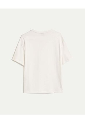 Camiseta Para Mujer Manga Corta Cuello Redondo Color Blanco Marca Atmos #31090321