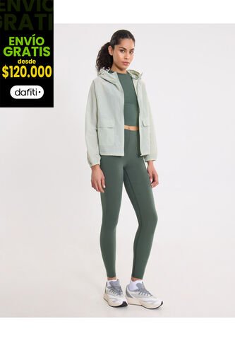 Leggins Para Mujer Largo Color Verde Marca Atmos #31230104 Atmos