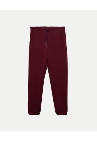 Jogger Básico Comfort Plush  Para Hombre Vino Atmos Atmos