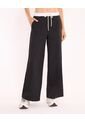 Pantalón Amplio Alotech Con Pretina  Para Mujer Negro Atmos de Atmos