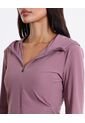 Chaqueta Deportiva Hoodie Básica  Para Mujer Morado Atmos de Atmos