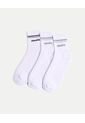 Pack X3 Medias Caña Media X3 Para Mujer Blanco Atmos de Atmos