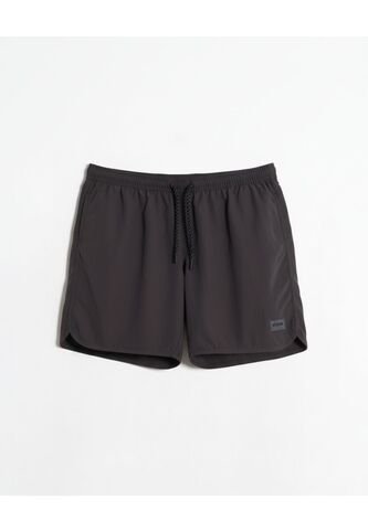 Pantaloneta De Baño Con Cordón  Para Hombre Negro Atmos Atmos
