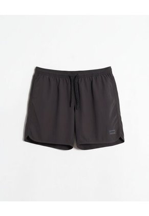 Pantaloneta De Baño Con Cordón Para Hombre Negro Atmos