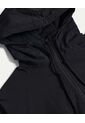 Chaqueta Rompevientos Oversize Con Capota  Para Mujer Negro Atmos de Atmos