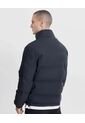 Chaqueta Acolchada Pu Cuello Alto  Para Hombre Negro Atmos de Atmos