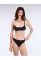 Top Deportivo Ajuste Posterior  Para Mujer Negro Atmos de Atmos