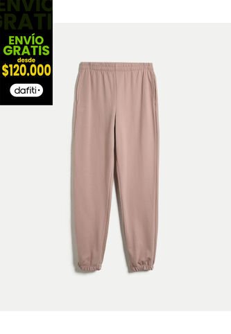 Pantalón Para Mujer Jogger Color Rosado Marca Atmos #31070059 Atmos