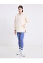 Chaqueta Acolchada Hoodie Funcional  Para Mujer Crema Atmos de Atmos