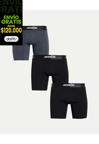 Boxer Para Hombre Filete Medio Color Negro Marca Atmos #32000058 Atmos