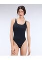 Enterizo Deportivo Escote Redondo  Para Mujer Negro Atmos de Atmos