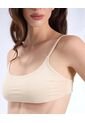 Top Deportivo Tirantes Delgados  Para Mujer Crema Atmos de Atmos