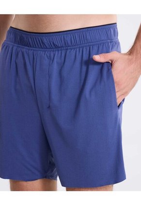 Bermuda Squared Con Biker Interno Para Hombre Azul Atmos