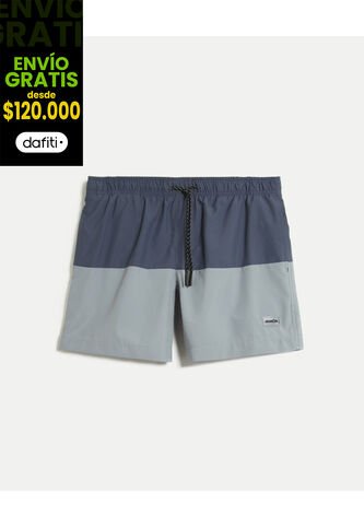 Pantaloneta Para Hombre  Color Azul Marca Atmos #32280023 Atmos