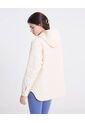 Chaqueta Acolchada Hoodie Funcional  Para Mujer Crema Atmos de Atmos