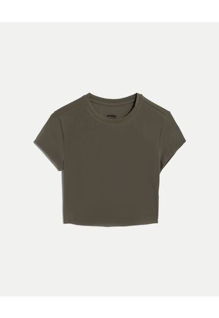 Camiseta Training Aerius Bonding  Para Mujer Verde Atmos