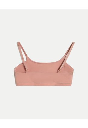 Top Básico Microfibra Ajuste Suave Para Mujer Rosado Atmos