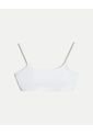 Top Básico Microfibra Ajuste Suave  Para Mujer Blanco Atmos de Atmos