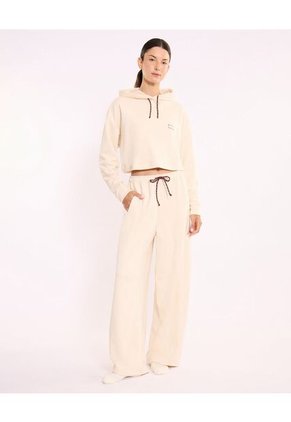 Buzo  Para Mujer Hoodie Color Crema Marca Atmos #31060098