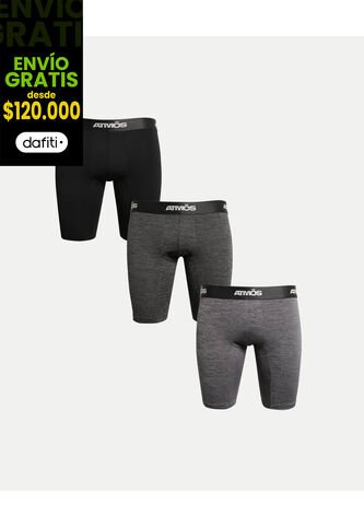 Boxer Para Hombre Filete Largo Color Negro Marca Atmos #32000061 Atmos