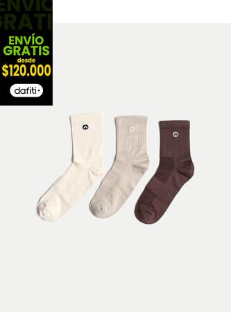 Medias Para Mujer Caña Media Color Lila Marca Atmos #31980041 Atmos