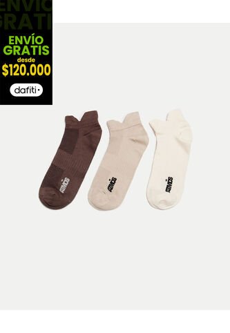 Medias Para Mujer Invisible Color Café Marca Atmos #31980037 Atmos