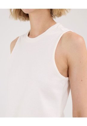 Camiseta Para Mujer Manga Sisa Cuello Redondo Color Marfil Marca Atmos #31090250