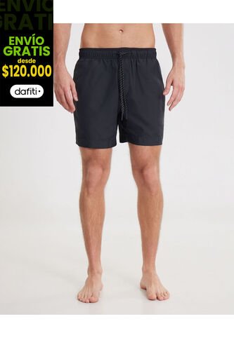 Pantaloneta Para Hombre  Color Negro Marca Atmos #32280022 Atmos