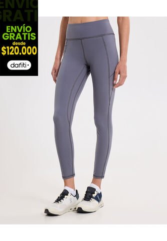 Leggins Para Mujer Largo Color Gris Marca Atmos #31230075 Atmos