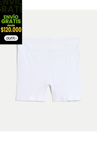 Panty Para Mujer Boxer Color Blanco Marca Atmos #31800101 Atmos