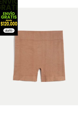 Panty Para Mujer Boxer Color Café Marca Atmos #31800103 Atmos