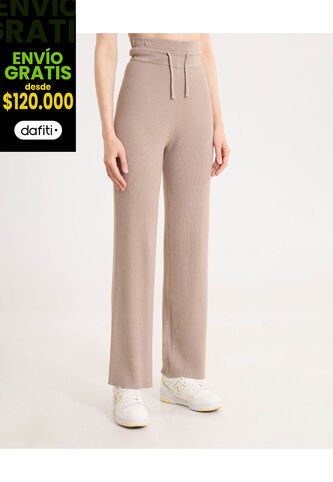 Pantalón Para Mujer Moda Color Beige Marca Atmos #31070072 Atmos