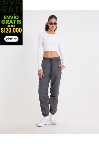 Pantalón Para Mujer Moda Color Gris Marca Atmos #31070069 Atmos