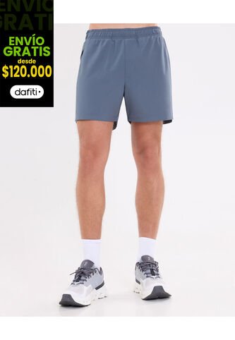 Bermuda Para Hombre Deportiva Corto Color Gris Marca Atmos #32100132 Atmos