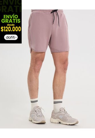 Bermuda Para Hombre Regular Corto Color Rosado Marca Atmos #32100100 Atmos