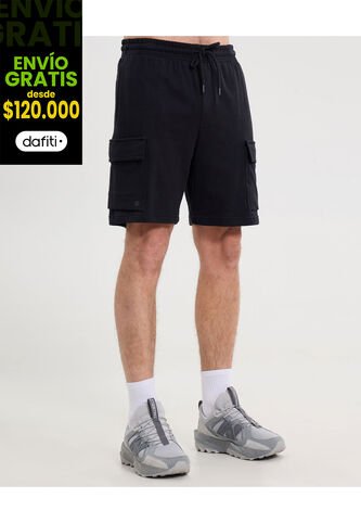 Bermuda Para Hombre Cargo Color Negro Marca Atmos #32100095 Atmos