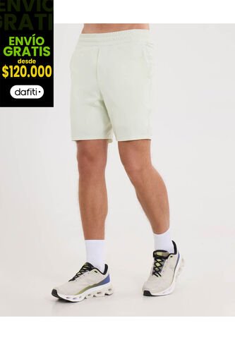 Bermuda Para Hombre Deportiva Largo Color Verde Marca Atmos #32100113 Atmos