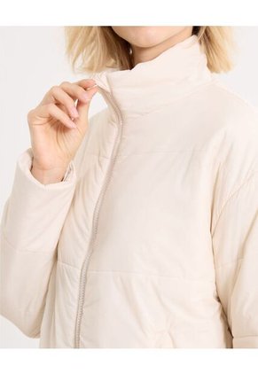 Chaqueta Para Mujer Acolchada Color Crema Marca Atmos #31080060