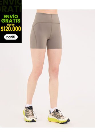 Short Para Mujer Multiusos Punto Color Verde Marca Atmos #31190097 Atmos