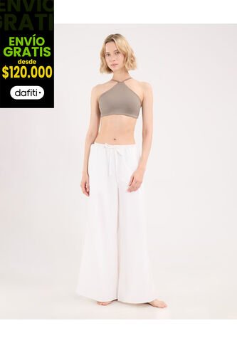 Pantalón Para Mujer Moda Color Marfil Marca Atmos #31070073 Atmos