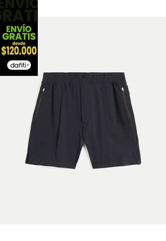 Bermuda Para Hombre Deportiva Largo Color Negro Marca Atmos #32100088 Atmos