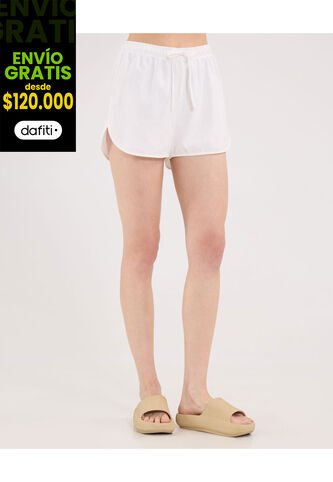 Short Para Mujer Multiusos Punto Color Marfil Marca Atmos #31190096 Atmos