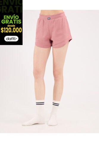 Short Para Mujer Multiusos Punto Color Rosado Marca Atmos #31190103 Atmos