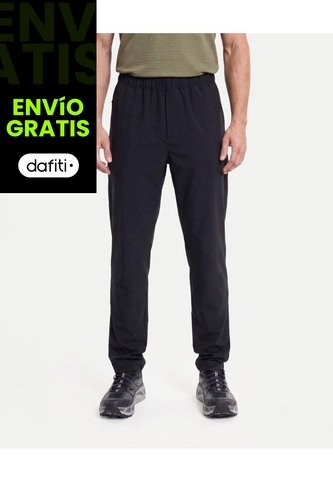 Pantalón Deportivo Pretina Ajustable  Para Hombre Negro Atmos Atmos
