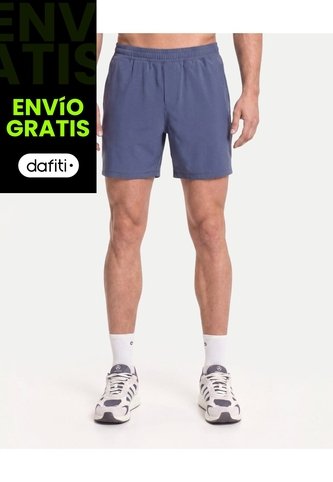 Bermuda Training 7 Pulgadas Con Biker Sabadel  Para Hombre Azul Atmos Atmos